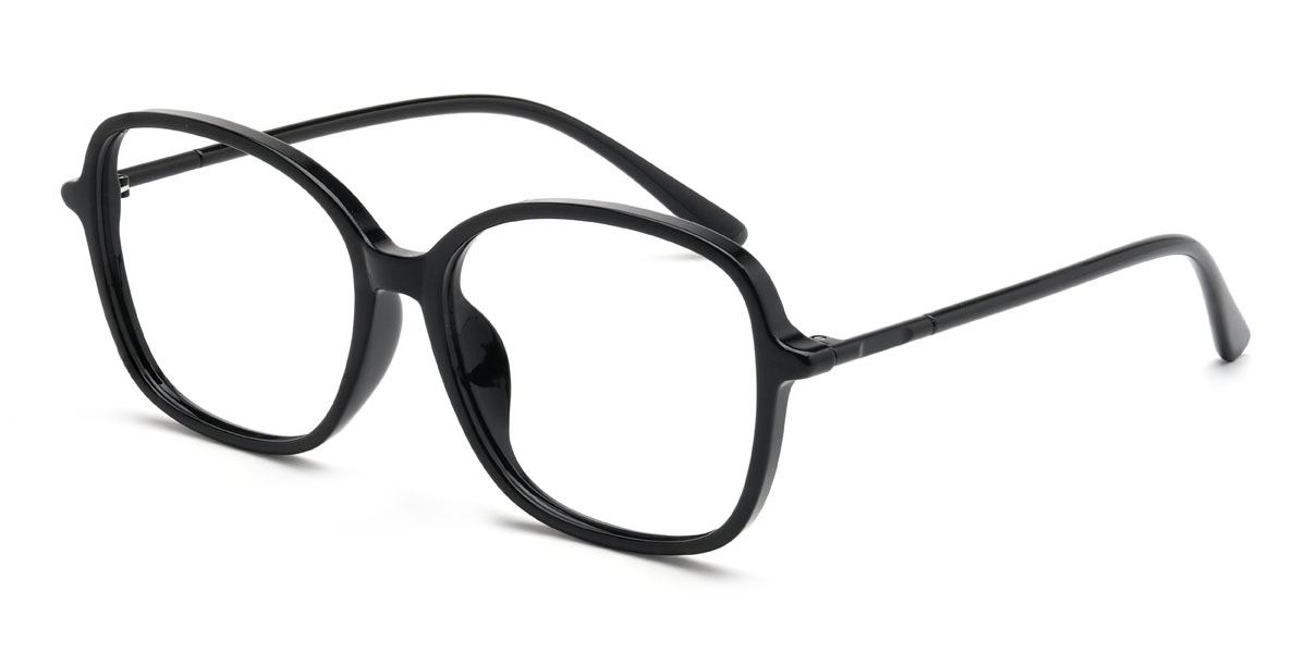 Black Kelvin Glasses - Rectangle Glasses