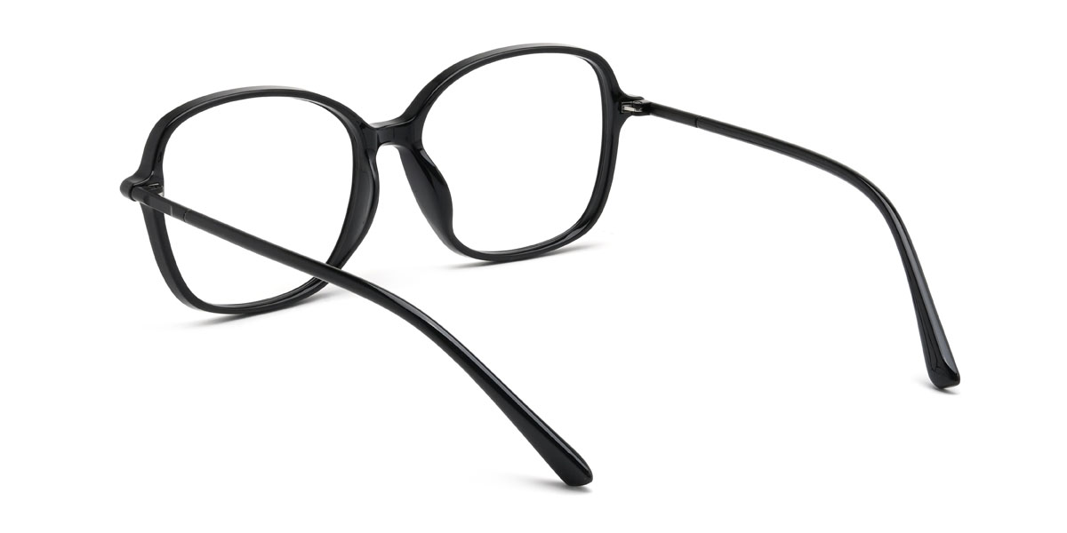 Black Kelvin Glasses - Rectangle Glasses