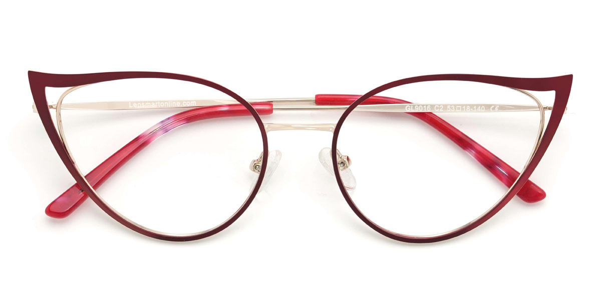 Red Caoimhe Glasses - Cat Eye Glasses