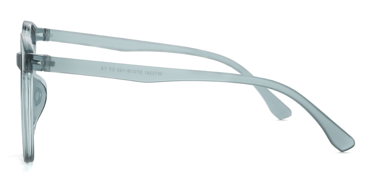 Blau Grau Marlin Brille - Square Glasses