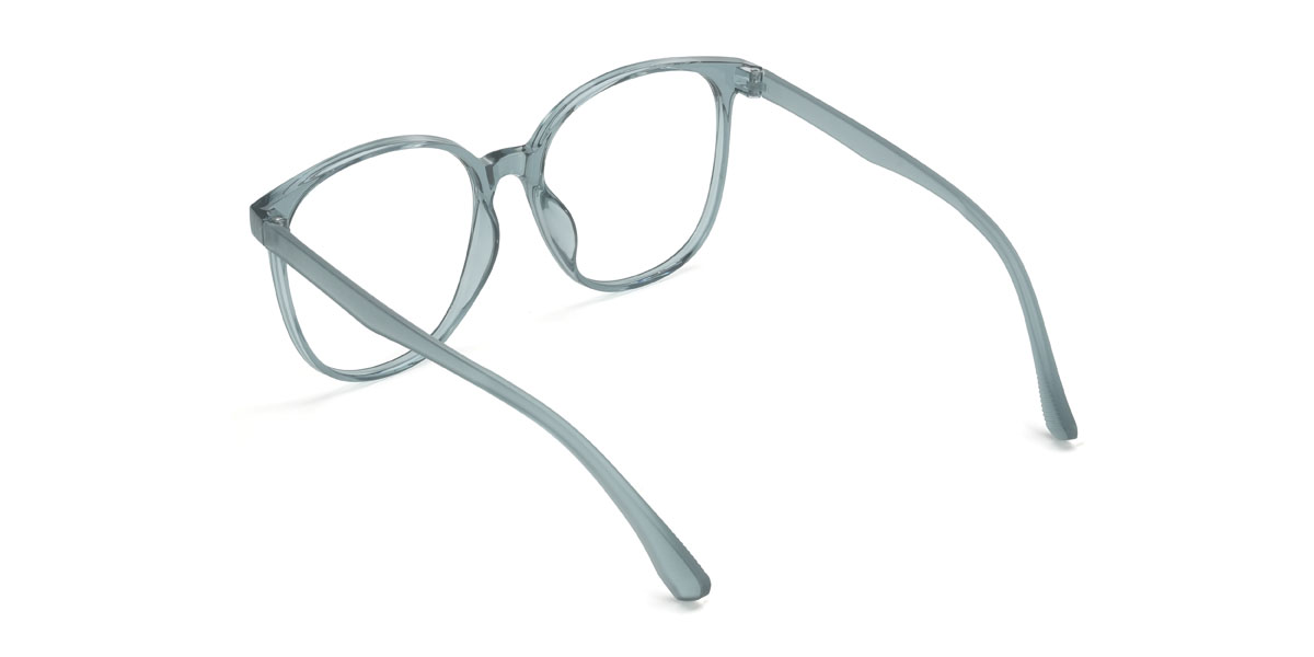 Blau Grau Marlin Brille - Square Glasses