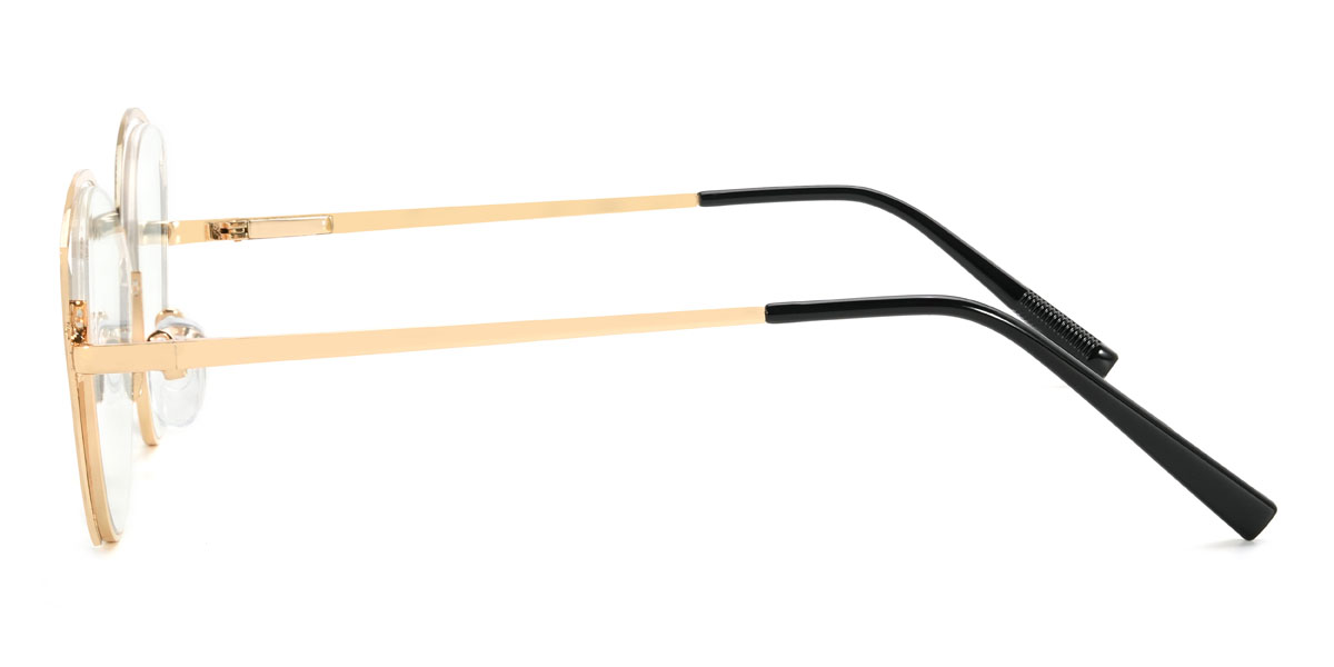 Dorado Negro Aitana Gafas - Cat Eye Glasses