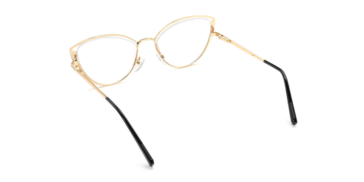 Dorado Negro Aitana Gafas - Cat Eye Glasses