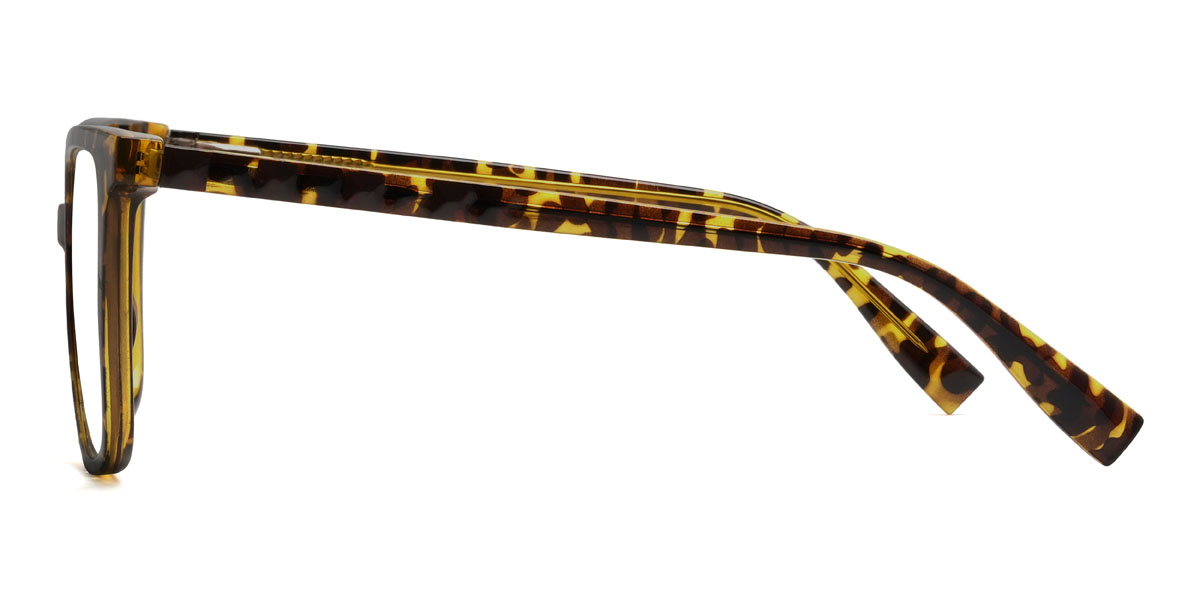 Yellow Tortoiseshell Anastasia Glasses - Square Glasses
