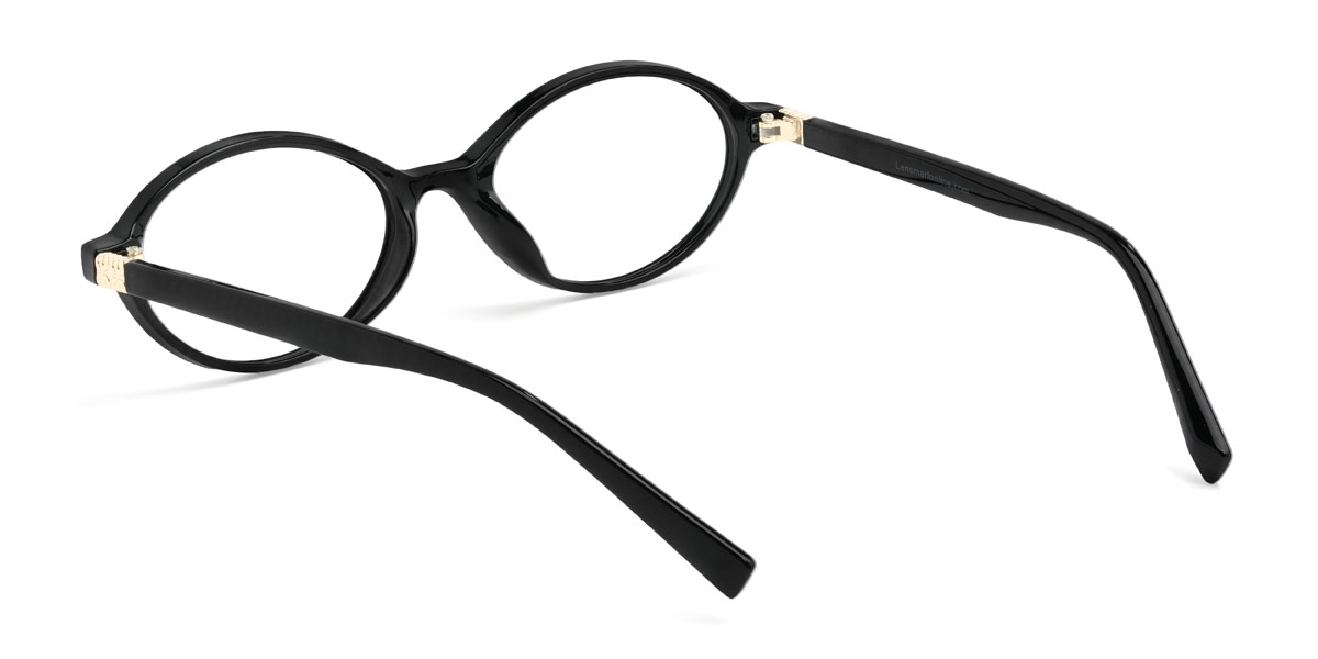 Black Andrea Glasses - Oval Glasses