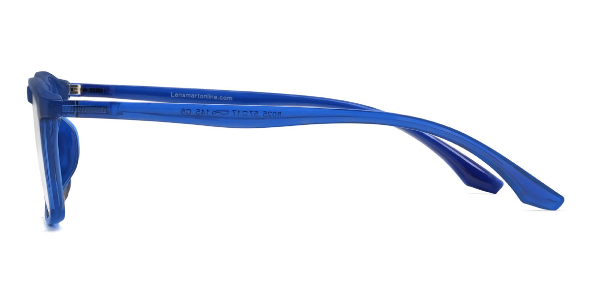 Blue Jordy Glasses - Rectangle Glasses