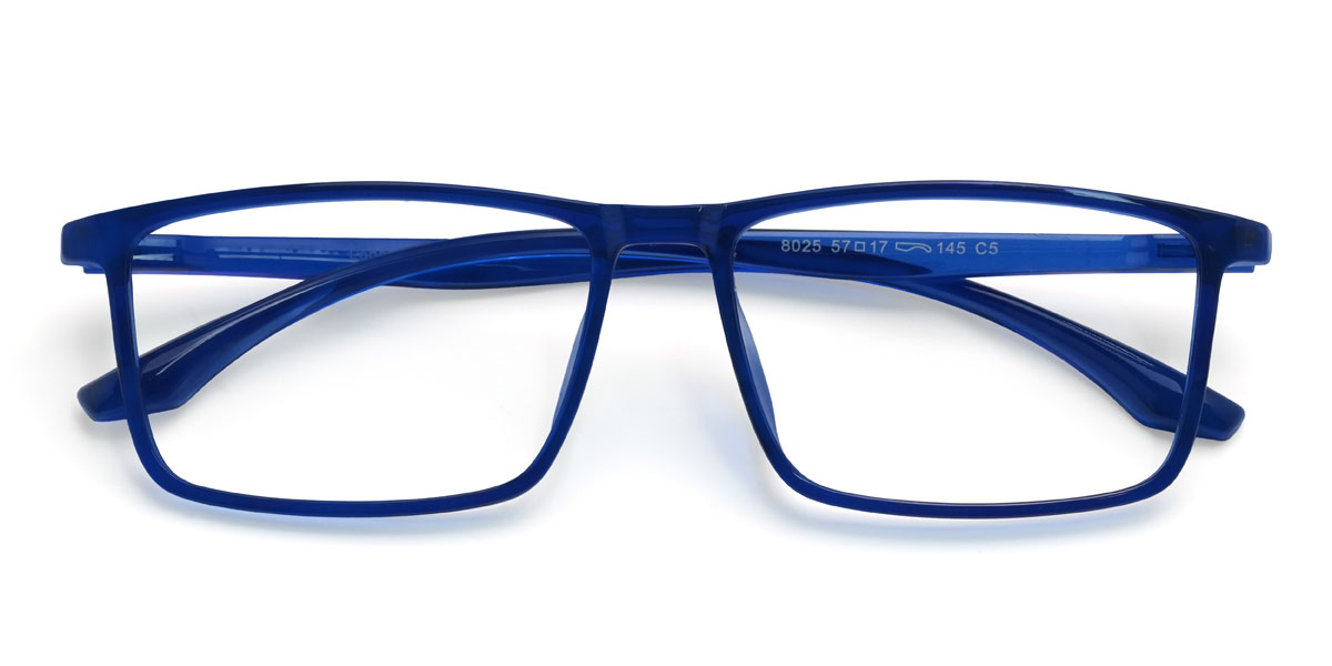 Blue Jordy Glasses - Rectangle Glasses