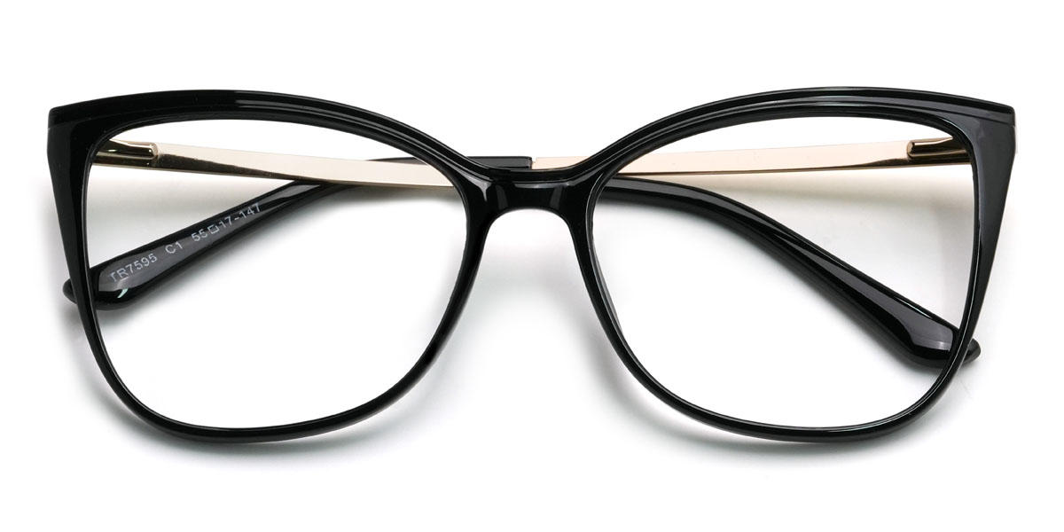 Black Kelyce Glasses - Square Glasses