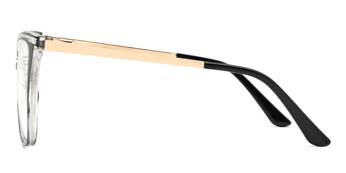 Black Clear Kelyce Glasses - Square Glasses