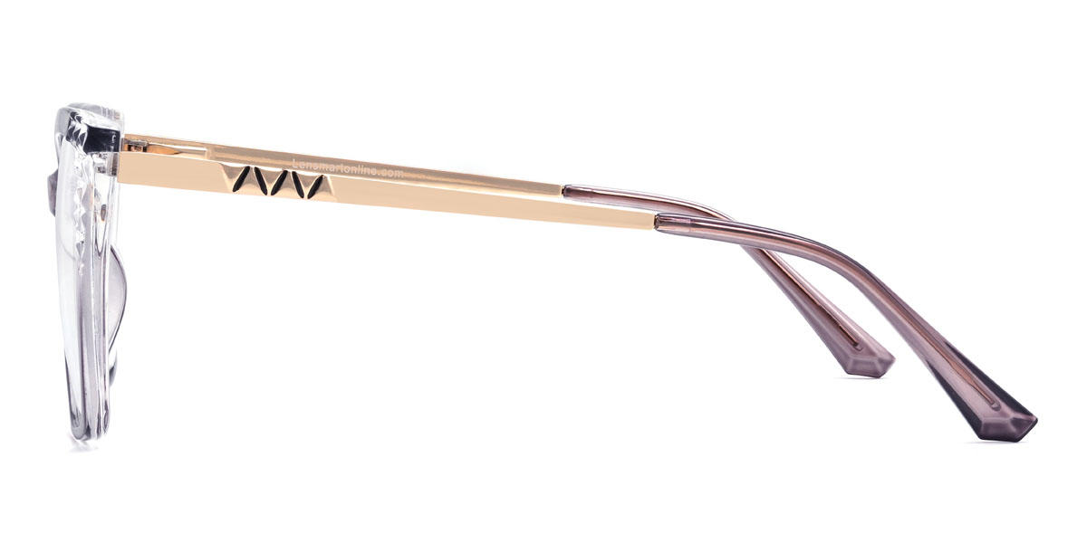 Grey Lyric Glasses - Square Glasses