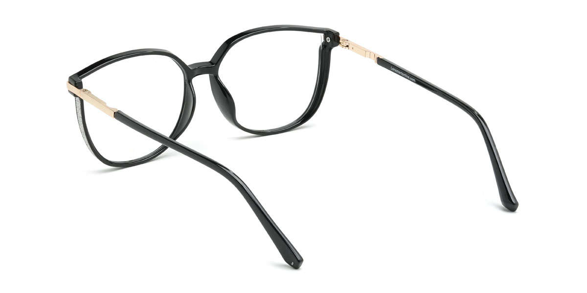 Schwarz Harmony Brille - Rectangle Glasses