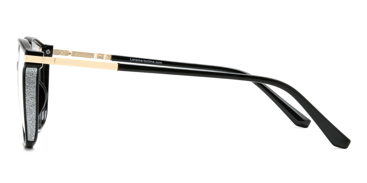 Schwarz Harmony Brille - Rectangle Glasses