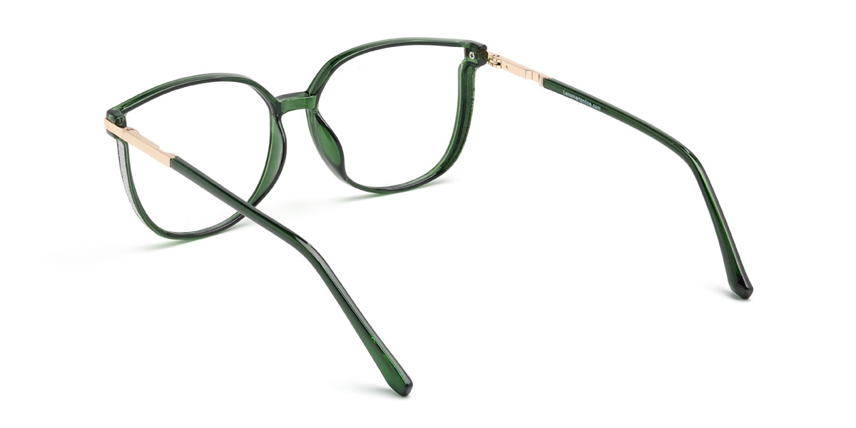 Pine Green Harmony Glasses - Rectangle Glasses