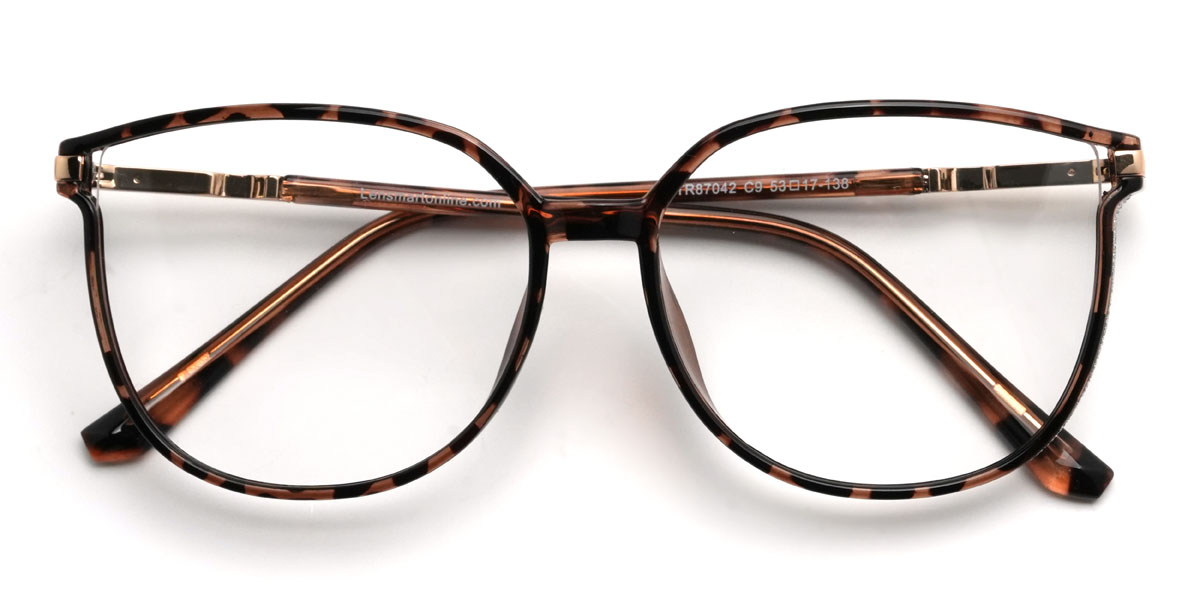 Brown Tortoiseshell Harmony Glasses - Rectangle Glasses