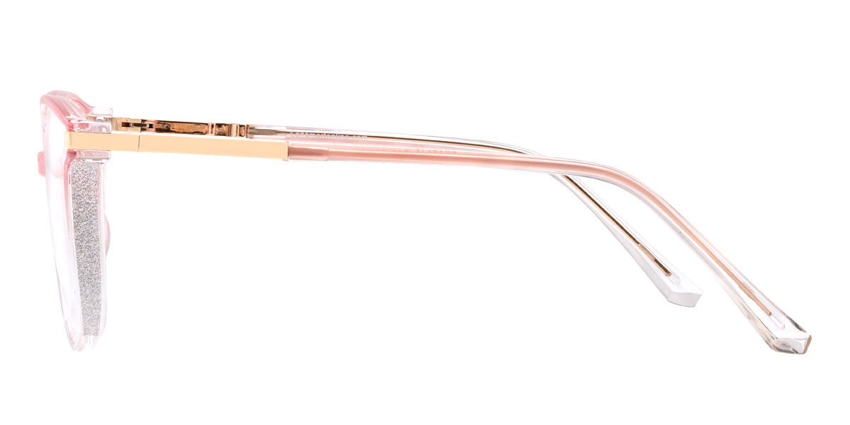 Gradient Light Pink Harmony Glasses - Rectangle Glasses