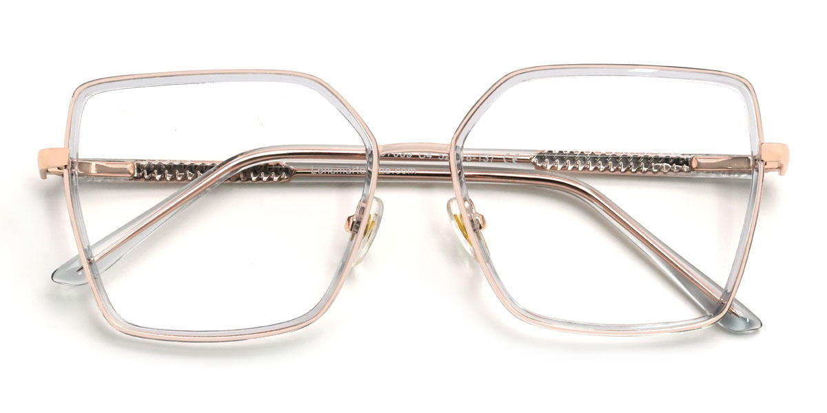 Light Blue Minda Glasses - Square Glasses