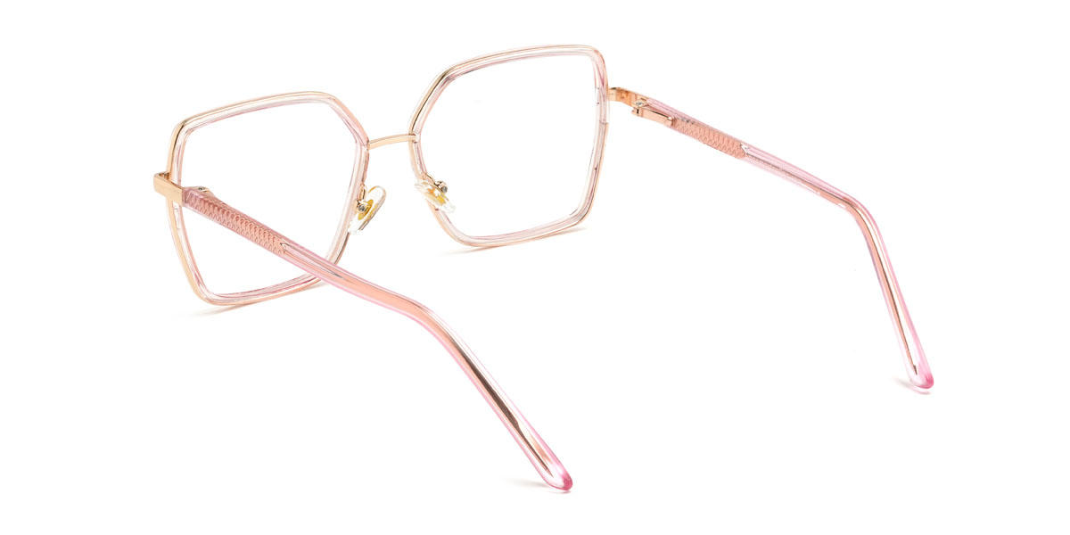 Light Pink Minda Glasses - Square Glasses