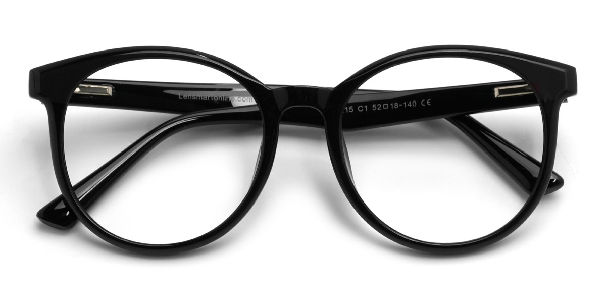 Black Kojo Glasses - Round Glasses