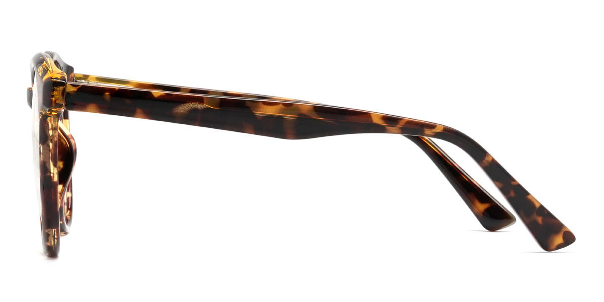 Ash Brown Tortoiseshell Kojo Glasses - Round Glasses