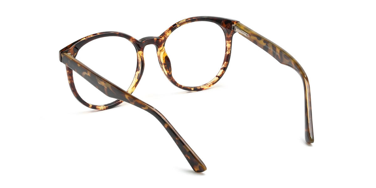 Ash Brown Tortoiseshell Kojo Glasses - Round Glasses