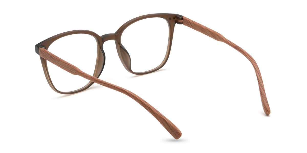 Marron Brinley Lunettes - Square Glasses