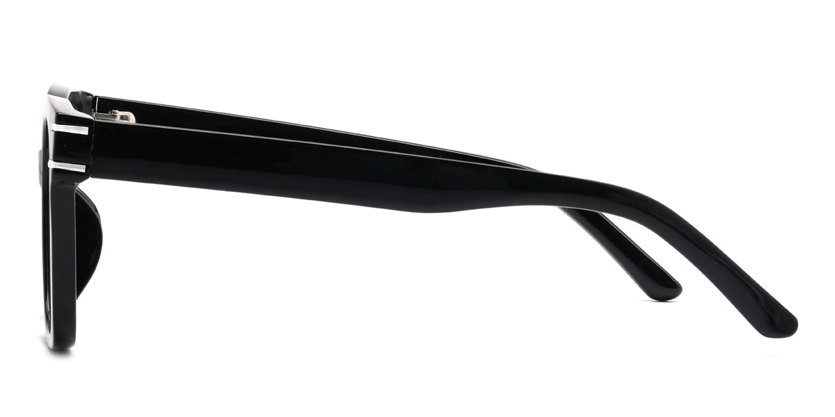 Noir Fletcher Lunettes - Rectangle Glasses