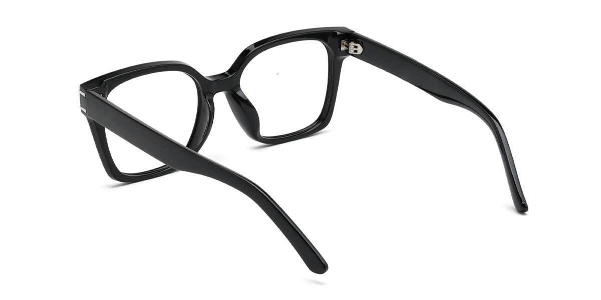 Noir Fletcher Lunettes - Rectangle Glasses