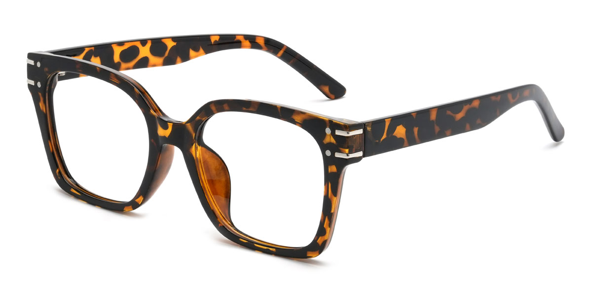 Tortoiseshell Fletcher Glasses - Rectangle Glasses