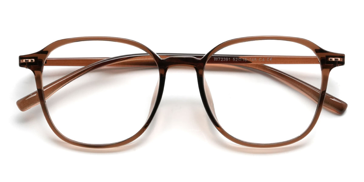 Marron Ziyad Lunettes - Square Glasses