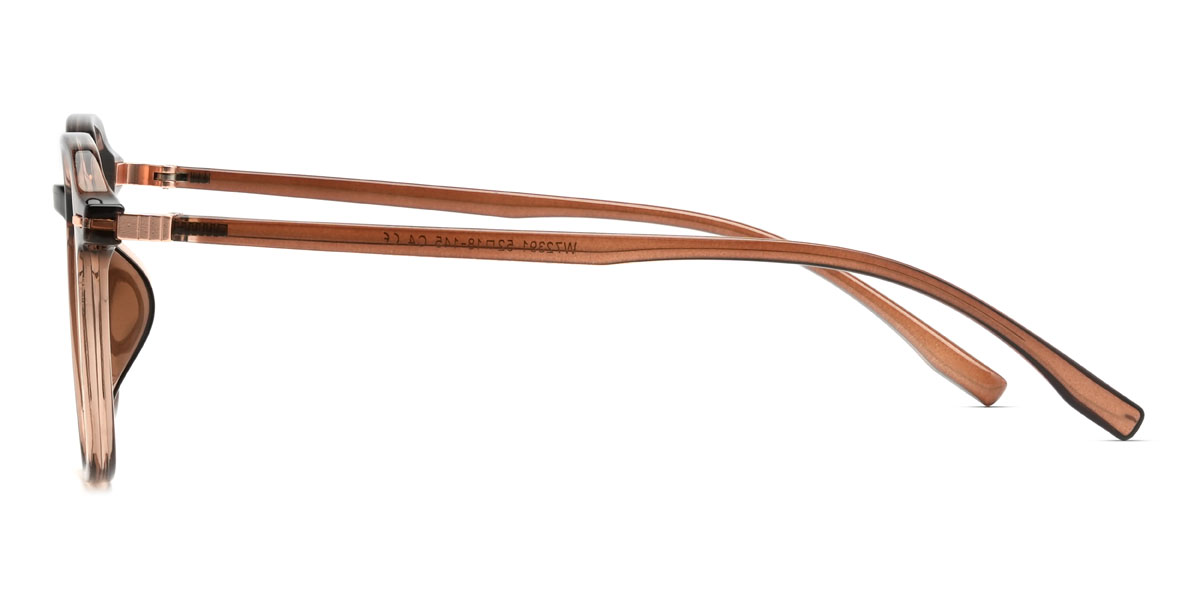 Marron Ziyad Lunettes - Square Glasses