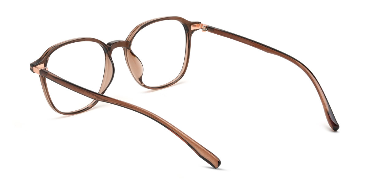 Marron Ziyad Lunettes - Square Glasses