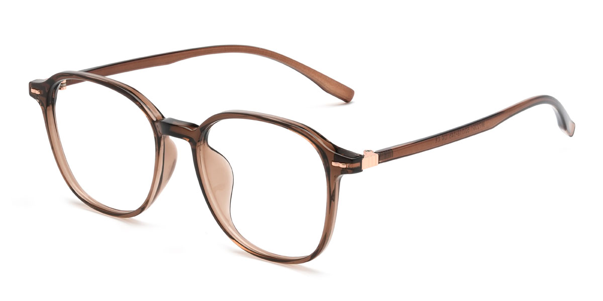 Marron Ziyad Lunettes - Square Glasses