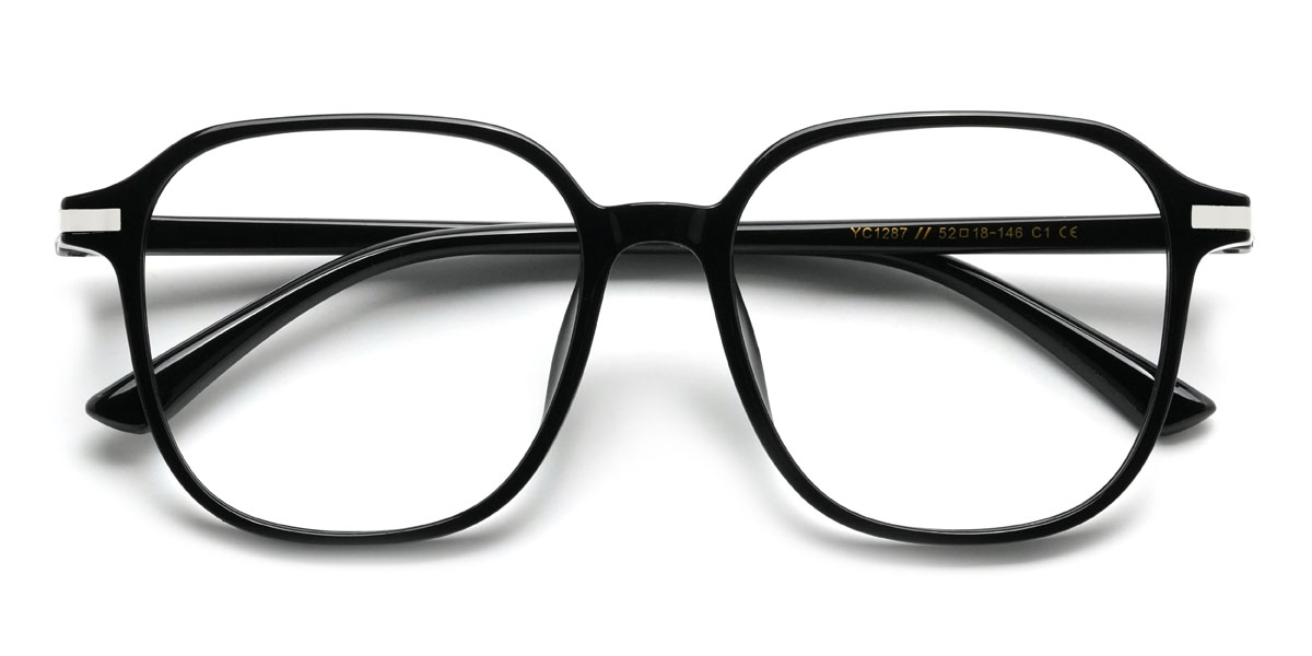 Schwarz Georges Brille - Square Glasses