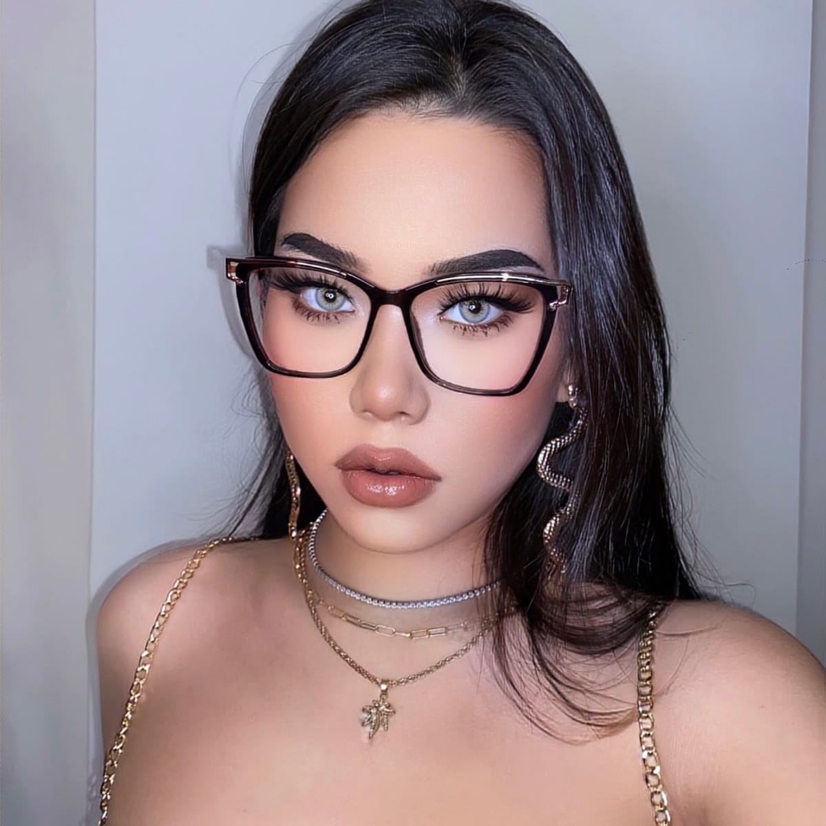 Negro Halia Gafas - Square Glasses