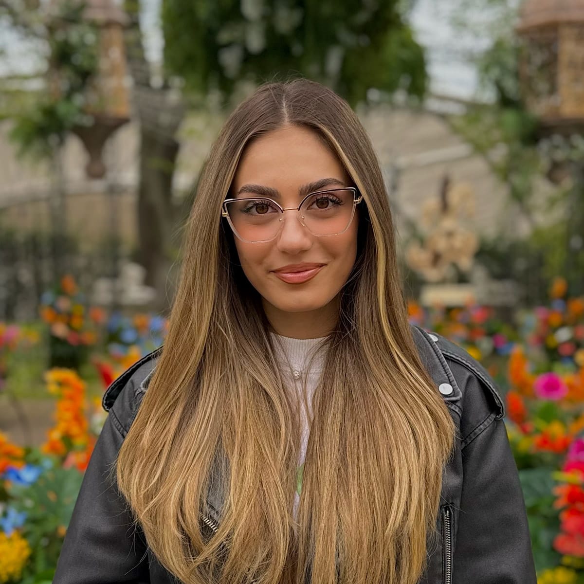 Noir Transparent Louisa Lunettes - Cat Eye Glasses