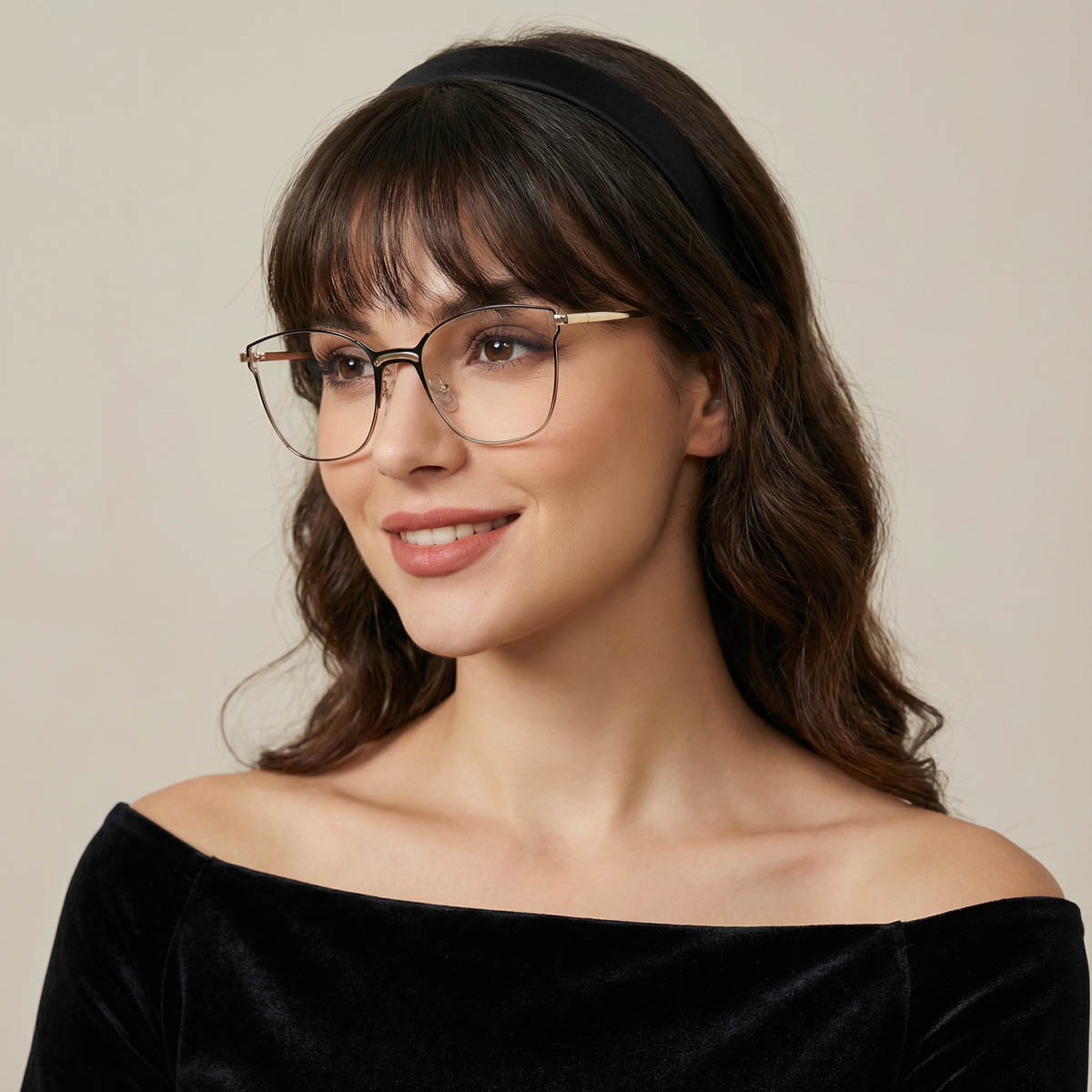 Negro Tawny Frode Gafas - Square Glasses