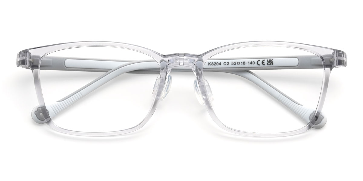 Klar Grau Dominick (Age 10-16) Brille - Kids Glasses