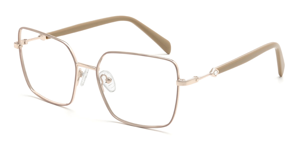 Cameo Braun Briana Brille - Rectangle Glasses