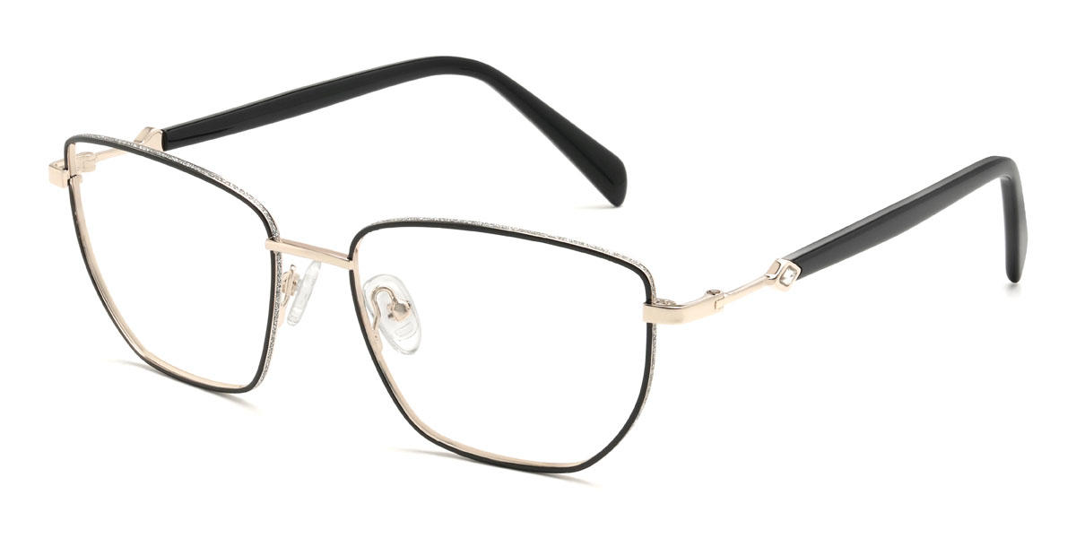 Preto Everlee Óculos - Rectangle Glasses