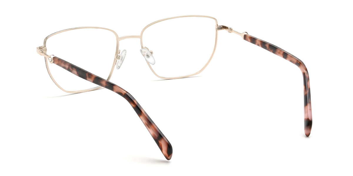 Nude Pink Everlee Brille - Rectangle Glasses