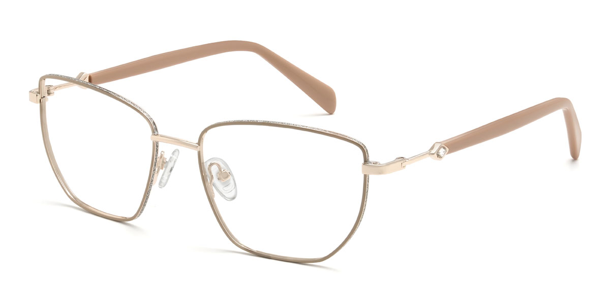 Cameo Braun Everlee Brille - Rectangle Glasses