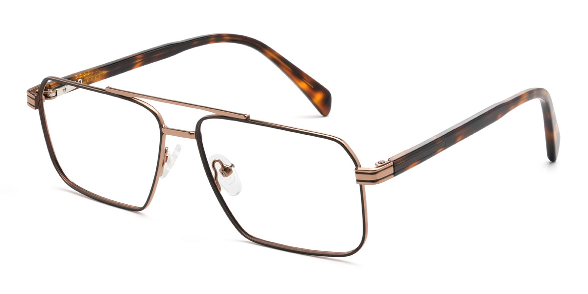 Tief Braun Gracen Brille - Aviator Glasses