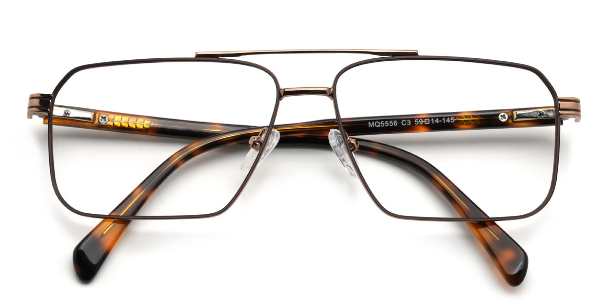 Tief Braun Gracen Brille - Aviator Glasses