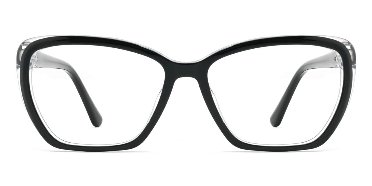 Negro Fulton - Rectangle Glasses