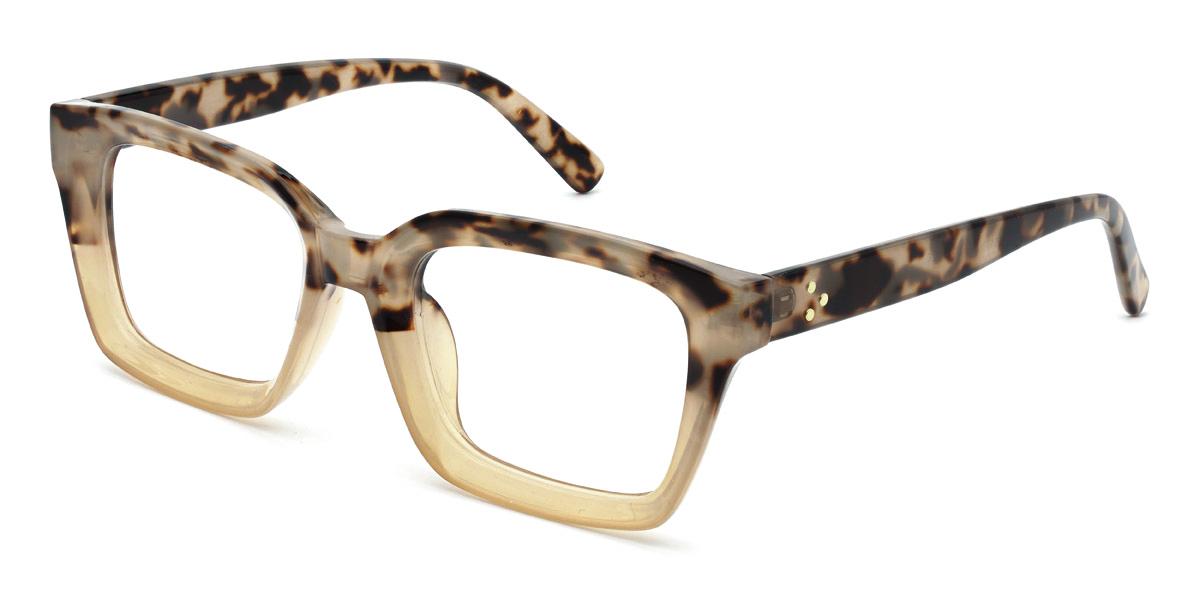 Tortoiseshell Tawny Octave Glasses - Rectangle Glasses
