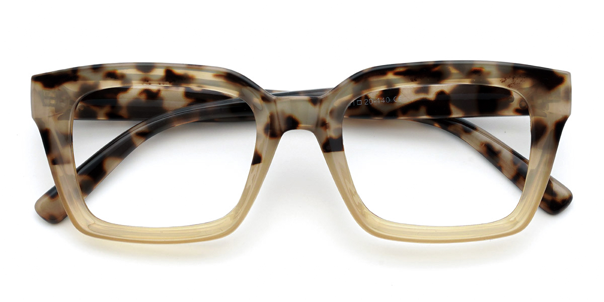 Tortoiseshell Tawny Octave Glasses - Rectangle Glasses