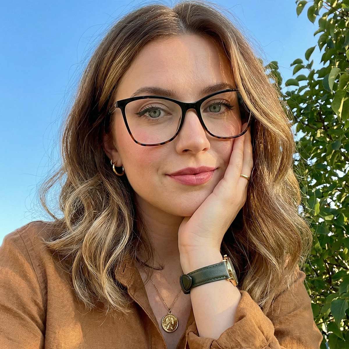 Noir Écaille de tortue Ligeia Lunettes - Rectangle Glasses