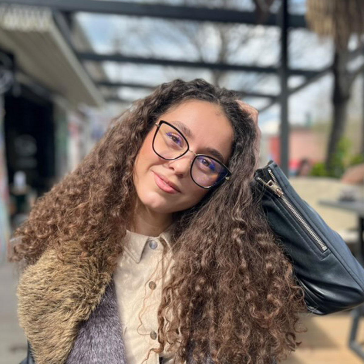 Black Brian Glasses - Cat Eye Glasses
