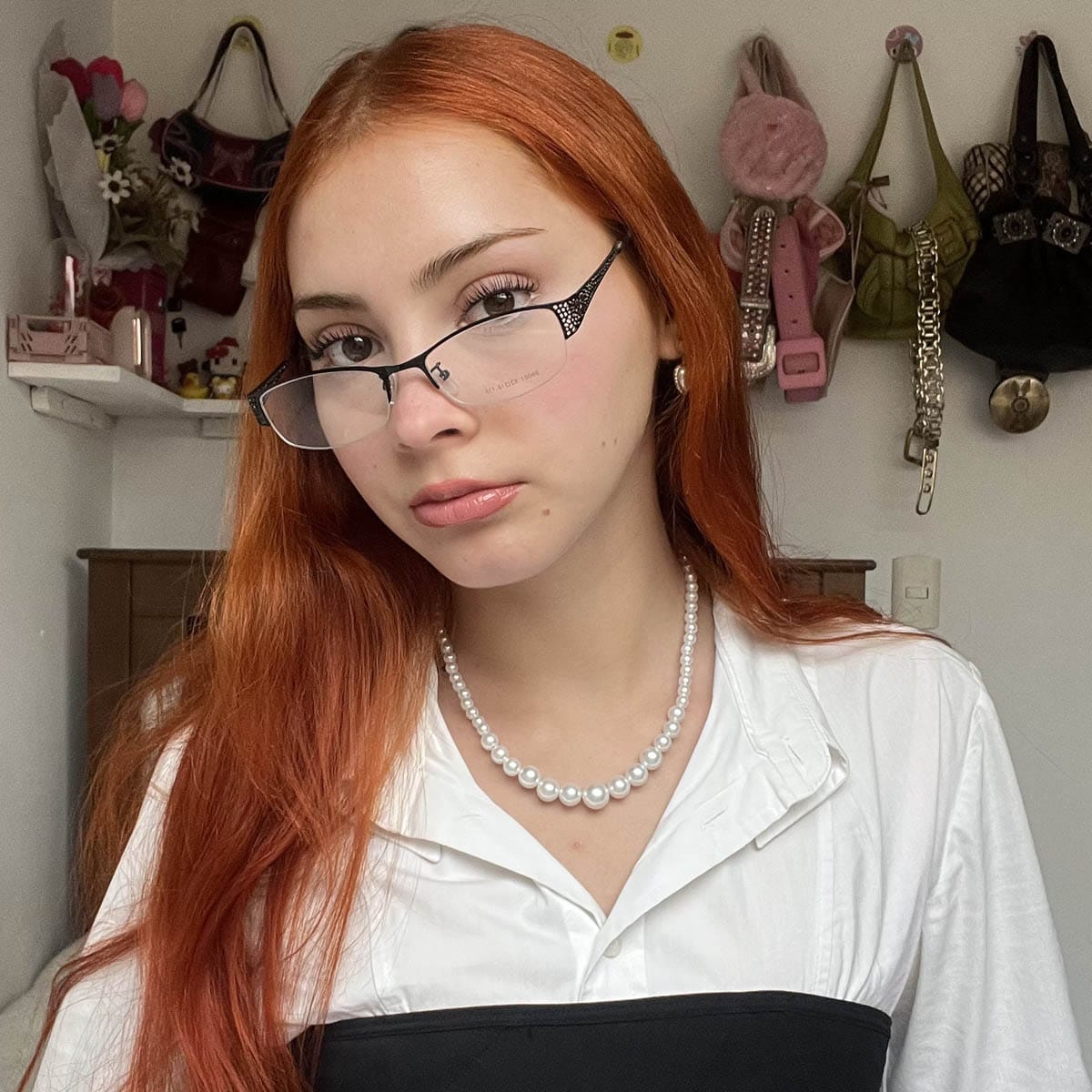 Black Jaycee Glasses - Rectangle Glasses