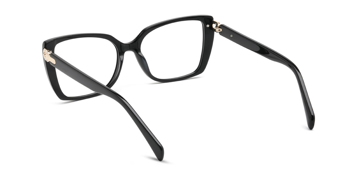 Noir Filomena Lunettes - Rectangle Glasses
